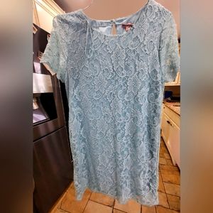 Juicy Couture Light Blue Lace Dress